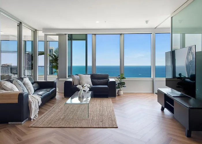 Luxury Sky-Home With Panoramic Ocean Views - 61St Floor, Surfers Paradise